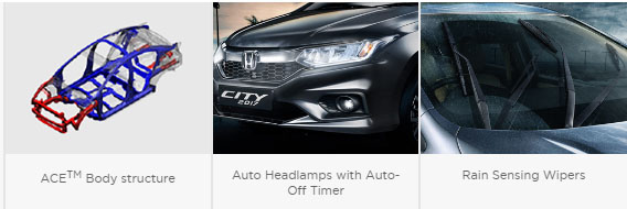 New Honda City Safety Features